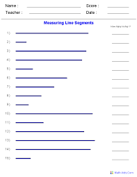 Geometry Worksheets Coordinate Worksheets With Answer Keys Geometry Worksheets Measurement Worksheets Segmentation