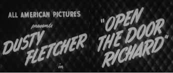 Marv Goldberg's R&B Notebooks - Open The Door, Richard