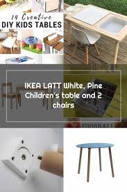 Kids Table Ikea Latt White Pine Children S Table And 2 Chairs