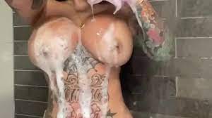 Big Tits and Thick Ass Tattooed Asian Connie Perignon Suds Up Slow Motion  in Shower - RedTube