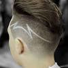 This design is a shaved hair design with different sizes of stars shaved into the design. 3
