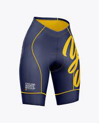 Download Women S Cycling Shorts Mockup In Apparel Mockups On Yellow Images Object Mockups