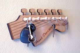 Guitar Keyholder Guitar Shaped Key Holder Fender Key Holder Stratocaster Key Holder Music Gift Music Key Holder Guita Guitar Rack Key Holder Diy Key Rack