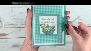 You need to slip the card with the design behind the white paper on the card frame… and the foil on top of the white paper (between white paper and the open part of the frame). Video How To Make An Interactive Pull Tab Flip Card Stampin Up Demonstrator Tami White Stamping Crafting Card Making
