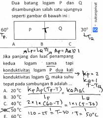 Sebuah kompor listrik yang dayanya 500 watt dan daya gunanya 40% digunakan untuk memanaskan 1 liter air yang suhu awalnya 20 o c. Suhu Akhir Sambungan Dua Batang Logam Suksesprivat