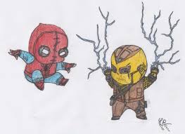 Spider Man Homecoming Spider Man S Homemade Suit And Shocker