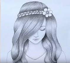 Free step by step easy drawing lessons, you can learn from our online video tutorials and draw your favorite characters in minutes. How To Draw A Beautiful Girl With Pencil Step By Step With This How To Video And Ste Beautiful Girl Drawing Pencil Drawings Of Girls Pencil Drawing Inspiration