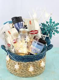 It is well thought of and with a personal touch. Let It Snow Gift Basket Ideas Cutefetti