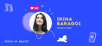 Irina e una din studentele care bloggerește din liceu în joacă irina bărăgoi: People Of Bigstep Irina Baragoi It Was A Match Made In Cloud Bigstep Blog
