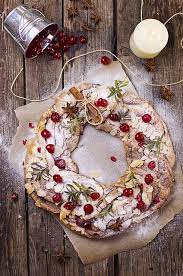 11 kickass international christmas desserts. Christmas Wreath Bread Lovely Christmas Christmasdinner Bread Christmas Food Cherry Bread Cherry Bread Recipe