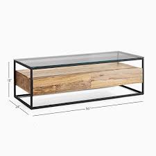 Key details • solid raw mango wood. Box Frame Storage Coffee Table