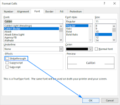 How do you strike through letters in excel? How To Strikethrough In Excel Shortcut Button And Conditional Formatting
