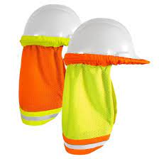 Enhanced Visibility Reflective Contrasting Mesh Hard Hat Sun Shield Sun Shield Hard Hats Moisture Wicking Shirt