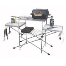 Northwest Territory Folding Grill Table Grill Table Camping Table Camco
