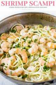 Best Shrimp Scampi A Delicious Healthy Version Of A Classic Recipe With The Best Tasting Sauce Ever Cooked With Shrimp On Recipes Classic Food Shrimp Scampi