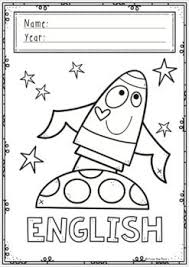 Book Covers For Subjects Editable To Colour In School Book Covers School Binder Covers Kids Notebook