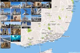Check the most important sights of the city, from lisbon downtown (rossio, … Lisbon Tourist Map With The Major Attractions And Neighborhoods