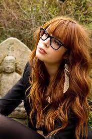 Bangs Red Http Amazingeyemakeuptips Blogspot Com Volosy S Chelkoj Pricheski Ryzhie Devushki