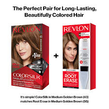 Root erase is the 2019 winner of allure's best of beauty award for root coverage/hair color. Buy Revlon Colorsilk Beautiful Color Permanent Hair Color With 3d Gel Technology Keratin 100 Gray Coverage Hair Dye 43 Medium Golden Brown 4 4 Oz Pack Of 3 Online In Turkey B07dg853fl