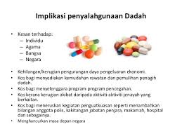 Kesan dadah pada individu, keluarga, masyarakat dan negara. Bahaya Dadah