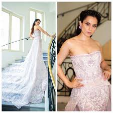 « nothing is sweeter than twirling in this princess gown from tunoah wedding!this blue gown from papilio featuring beautiful floral embroideries is filled with angelic romance! Cannes 2019 Kangana Ranaut Looks Like A Real Life Princess In Michael Cinco Yay Or Nay Pinkvilla