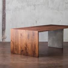 Love This Waterfall Edge Wood And Concrete Dining Table From Custommade Diy Dining Room Table Custom Dining Tables Concrete Dining Table