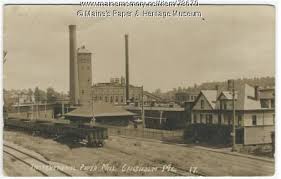 Otis Falls Pulp Paper Mill Livermore Falls Ca 1896 Old Photos Pulp Paper Paper Mill