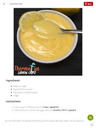 Lemon Curd Thermomix Recipes Lemon Curd Lemon Curd Recipe