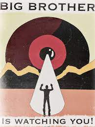 His image symbolizes government intimidation, surveillance. Big Brother Is Watching You Art Print By Evan Criswell X Small In 2021 Big Brother Brother Symbol Art Prints