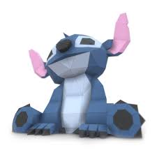 Stitch Lilo Stitch Papercraft Disney Lowpoly Low Poly Etsy In 2020 Lilo And Stitch Paper Crafts Paper Sculpture
