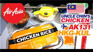 Uncle sam chicken rice shop. Airasia Meal Uncle Chin S Chicken Rice Hkg Kul Ak131 Youtube