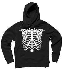 Main tag rib cage hoodie. Skeleton Rib Cage Skull Chest Hoodie Teeshirtpalace