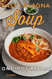 Easy One Pot Lasagna Soup Recipe Recipe In 2020 Lasagna Soup Recipes Lasagna Soup Recipe