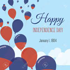 In 1791, a slave revolt erupted on the french colony, and. Independence Day Flat Greeting Card Haiti Independence Day Royalty Free Cliparts Vectors And Stock Illustration Image 87280768