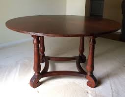 Ethan Allen British Classics 56 Round Dining Table W 20 Leaf Round Dining Table Dining Table Modern Dinning Table