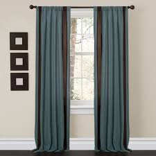4.5 out of 5 stars 19. Lush Decor Charming Sand Blue Brown Window Curtains Set Of 2 Walmart Com Walmart Com