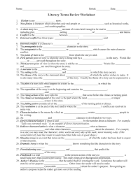 The overall message you present as an author to the reader. 33 Literary Terms Worksheet Answers Free Worksheet Spreadsheet