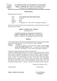 Surat kuasa khusus perkara pidana via academia.edu. Surat Kuasa Pemohon