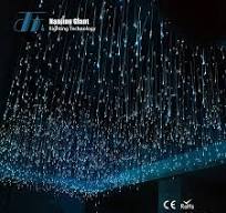 27w china fabricante led fibra óptica pendurar luzes fixações para  decoração do telhado