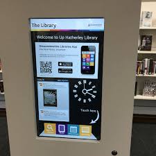 Up Hatherley Library Interactive End Panel Library App Local Library Library