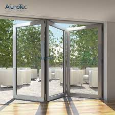 The large glass patio door hasn't been around for very long. China Factory Price Glass Bifold Doors For Patio China Folding Door Bifold Closet Doors