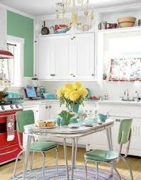 You likely buy decorating items as matching duos, and that's smart: 30 1950 S Decor Ideas 1950s Decor Vintage House Retro Kitchen