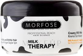 Morfose creamy milk mask (milk therapy) cantu shea butter moisturzing twist & lock gel controls frizz for a silky smooth hold föhn: Morfose Milk Therapy Creamy Mask Reichhaltige Haarmaske Fur Trockenes Und Sprodes Haar Mit Milcheiweiss Makeup Lu