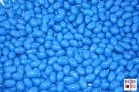Baby Blue Jelly Beans Mini Blueberry Flavour In A 1kg Bag We Are The Largest Single Colour Confectionery Specialists In Australia Wallies Lollies