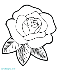 The very picture sends a message of love and peace. Coloring Pages Of Flowers And Roses Coloring Home