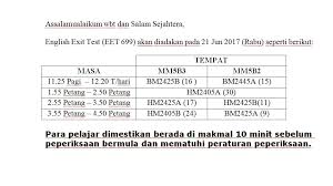 © 2021 academic book avenue. Hea Uitm Terengganu Makluman English Exit Test Eet 699 Facebook