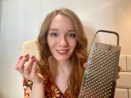I tried the correct way to use a cheese grater