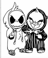 Download Baby Jack Skeleton Grinch Nightmare Before Christmas Tattoo Nightmare Before Christmas Drawings Christmas Drawing