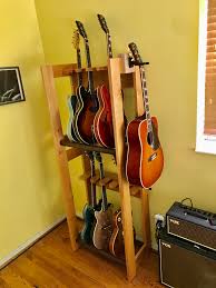 Wall mounts for guitars have been on my list to build or buy for years, you guys. My Homemade 2 Tier Separate Able Guitar Bunkbed Guitars
