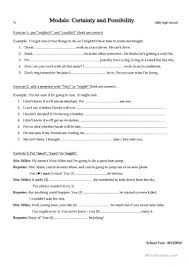 Modals Possibility Certainty And Impossibility Esl Lessons Sixth Grade Science Possibilities